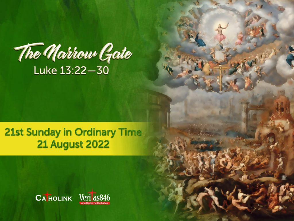 21st Sunday In Ordinary Time - Catholink